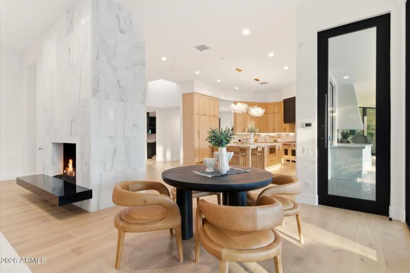 Informal dining area