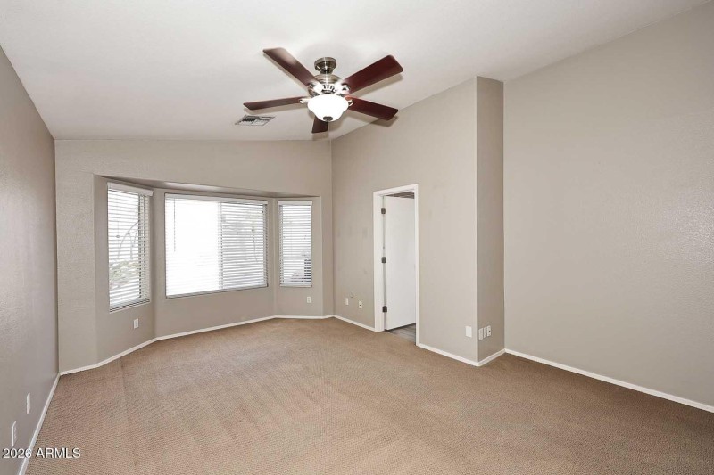 Primary Bedroom bay window