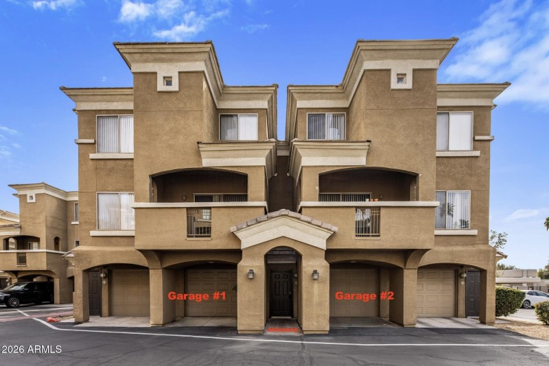 front entrance/2 car garage