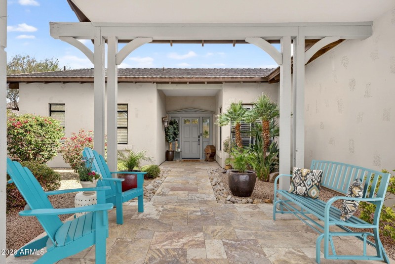 Front Courtyard Entry