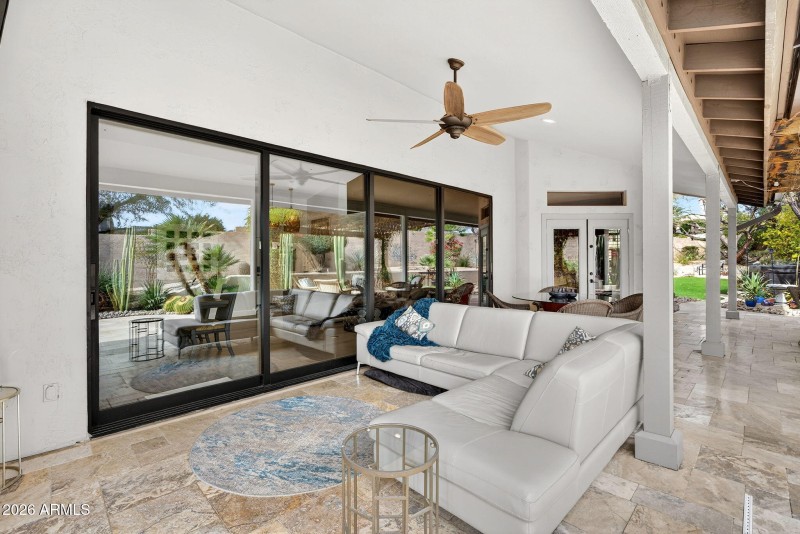 Covered Patio – Seating Area