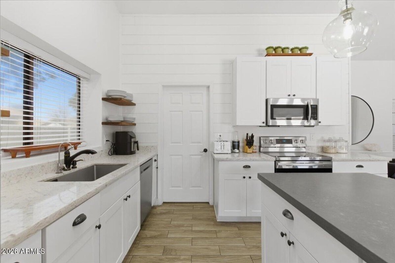 Updated Kitchen with Shiplap Detail