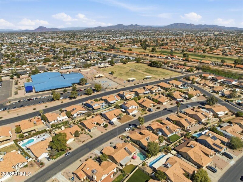 Aerial View of Home & Neighborhood