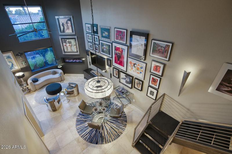 Upstairs View Family Room Dining