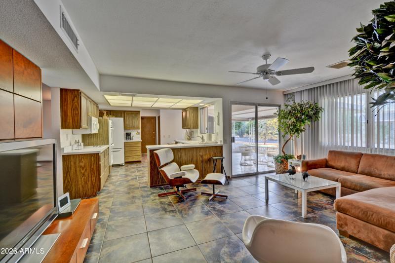 Family Room & Kitchen