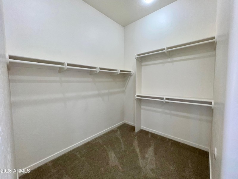 Organized clothes for easy selection