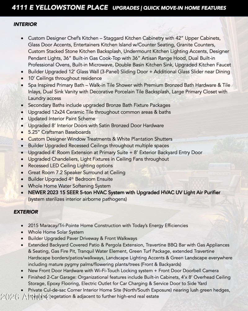 Yellowstone Upgrades