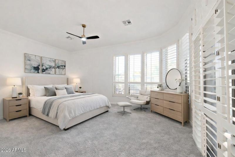 Master Bedroom with furniture