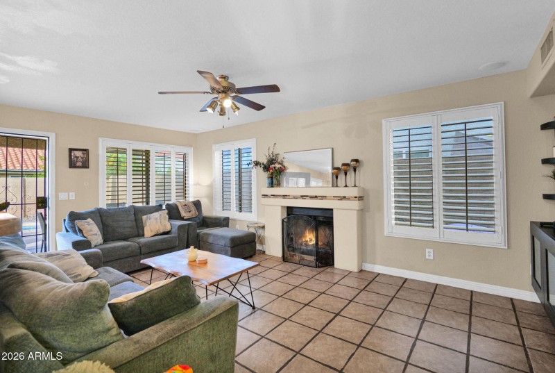 Family Room Fire Place