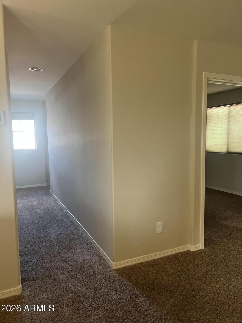 Hallway view to Bedrooms