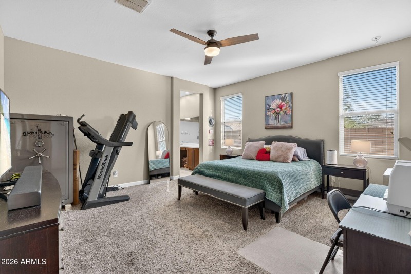 Spacious Primary Bedroom