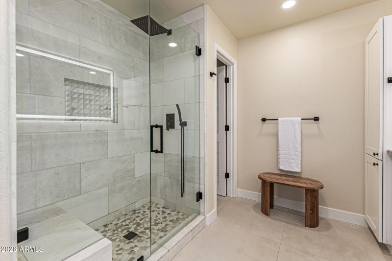 Primary bath w/ Marble shower