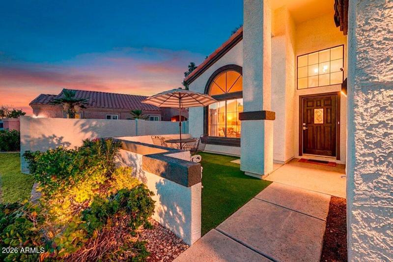 Front Patio Twilight