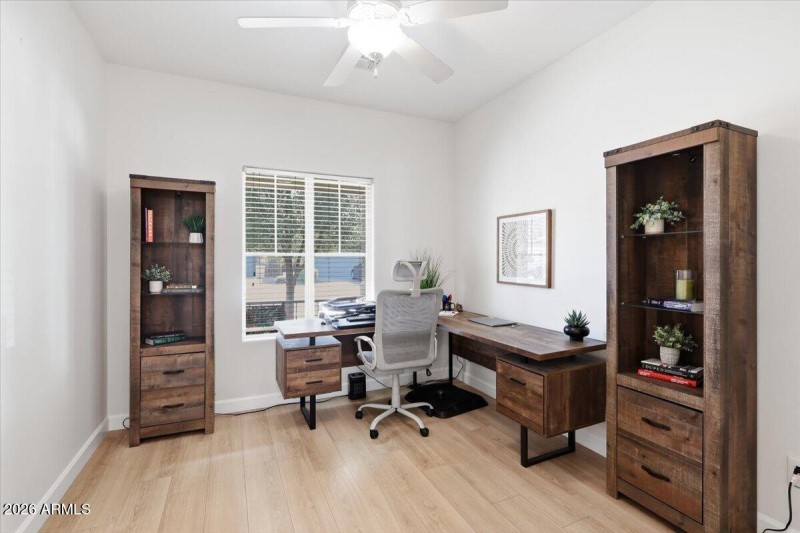 downstairs bedroom walk-in closet