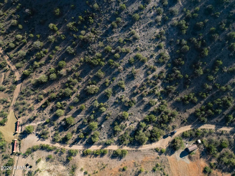 Overhead of access road