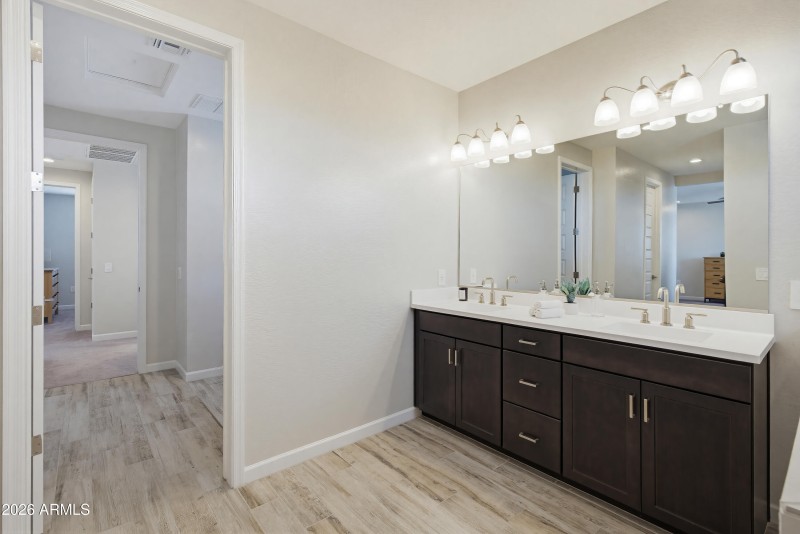 Primary Bathroom to Laundry