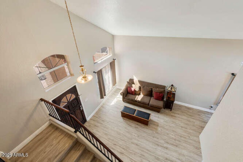 living rm - look from above