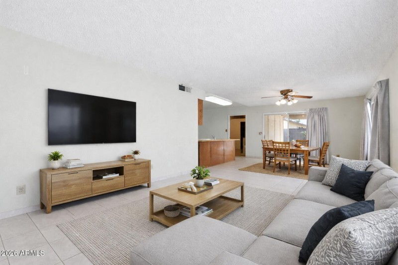 Living Area/Dining Area