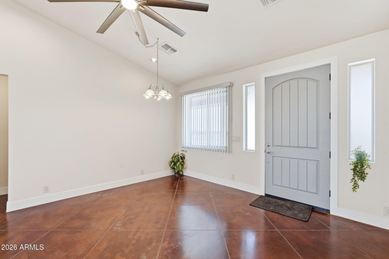 Front Entry/ Dining Area