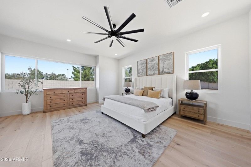 BRIGHT Primary Bedroom