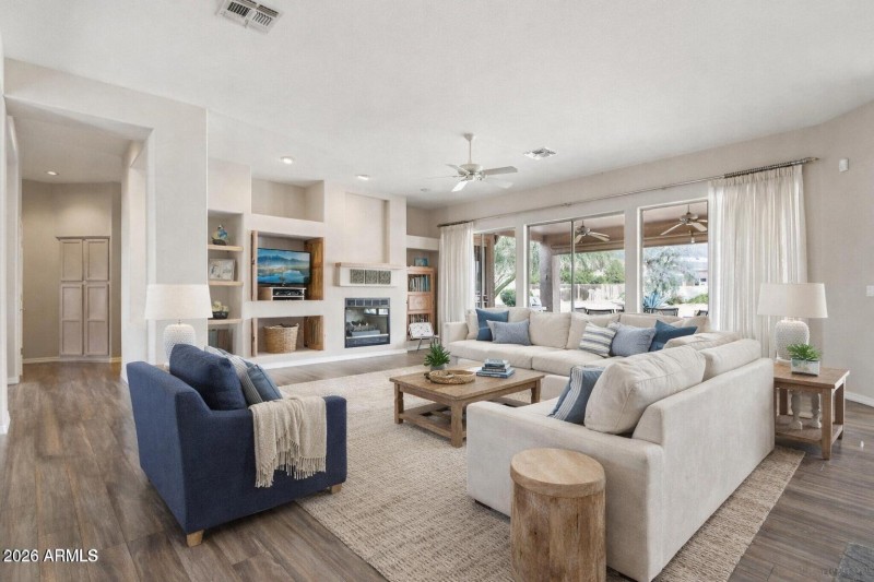 Spacious Family room