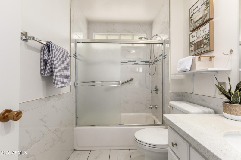 Twin Oaks - Updated Tile Bath 1 of 2