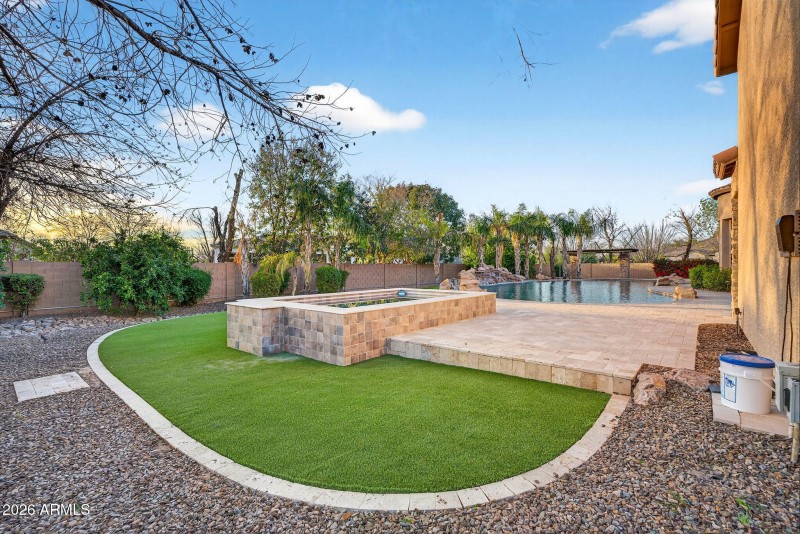 Backyard oasis