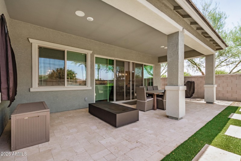 spacious outdoor living