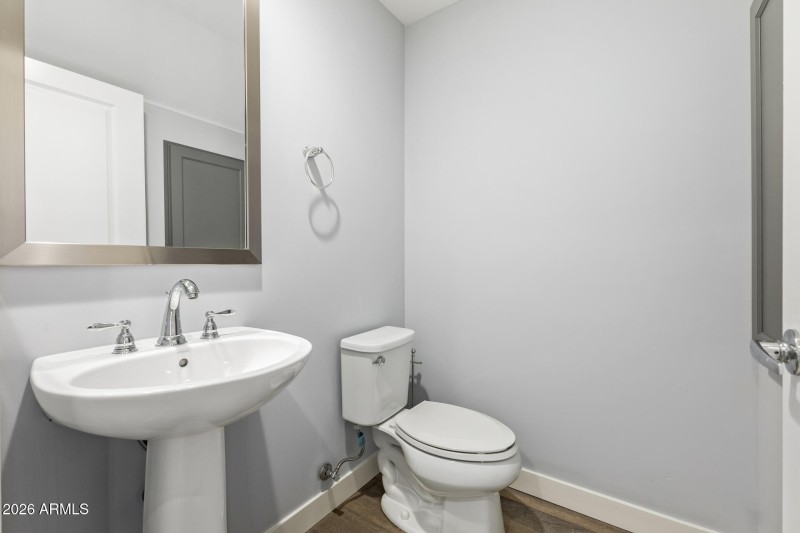 Downstairs powder bath