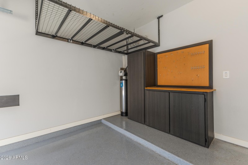 Built in storage space