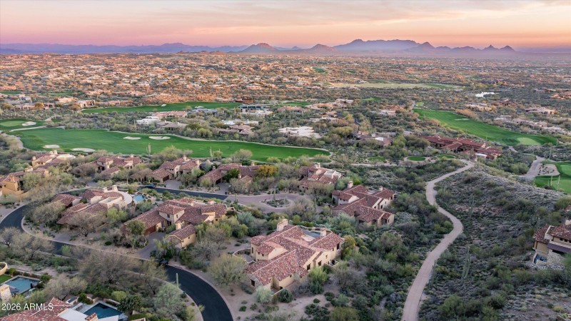 Aerial view of Chiricahua golf