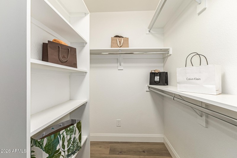 TWO Walk-in closets