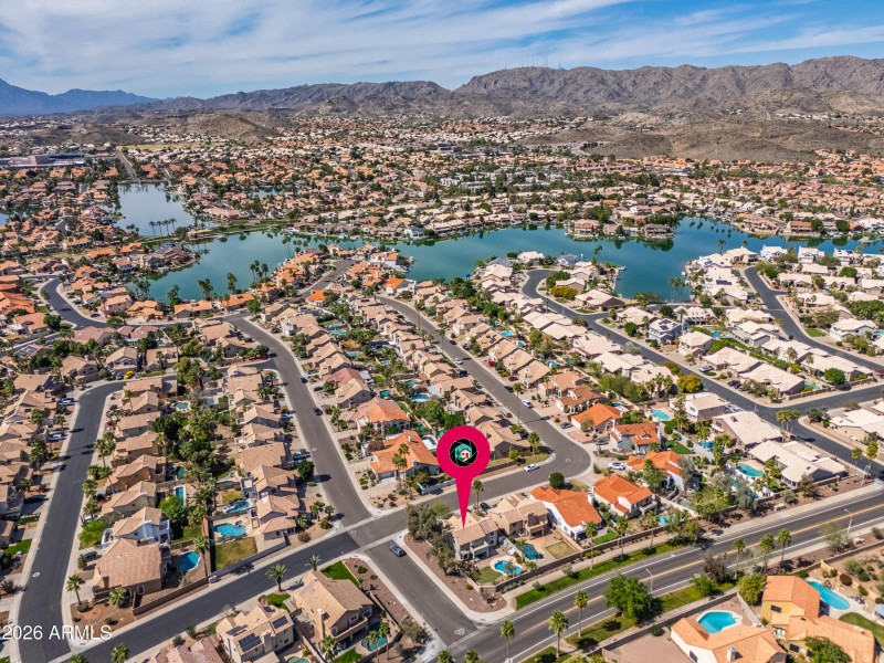 Lakes down the street