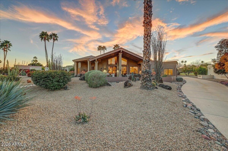 Front Of Home Sunset II