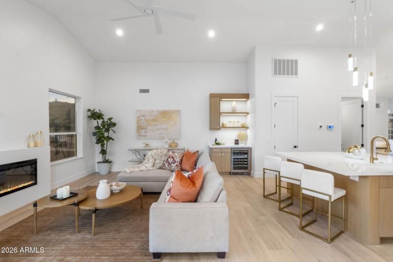 Family Room Open to Kitchen