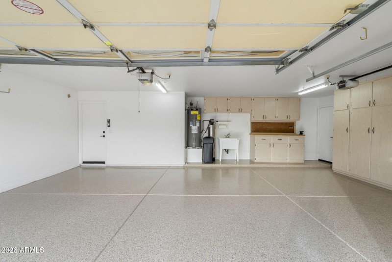 3 Car Garage w/ Cabinetry