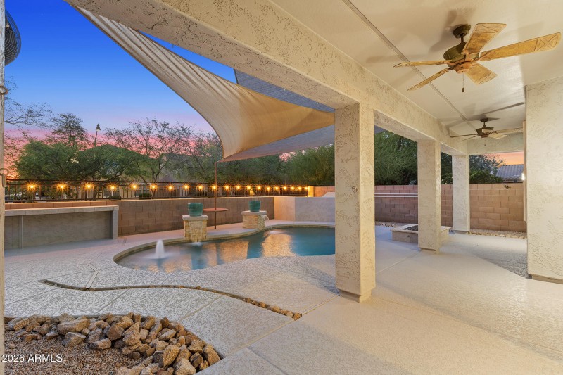 Backyard / Covered Patio