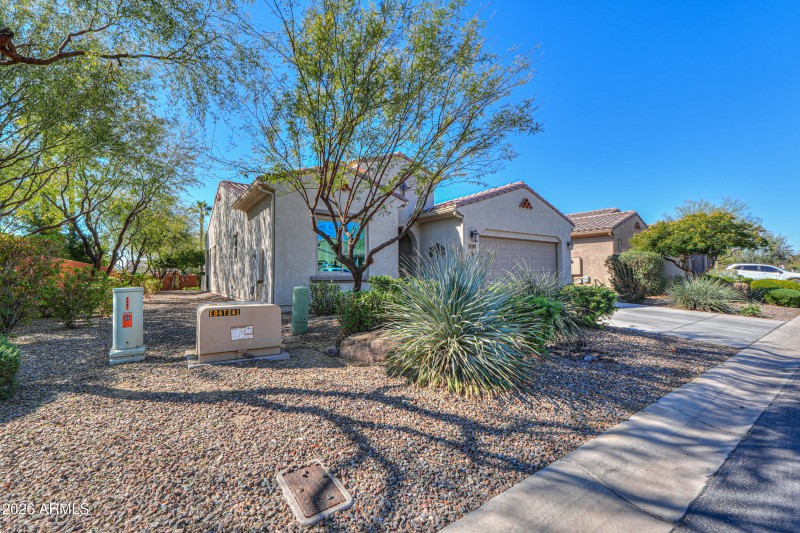 Wide open space at side & back