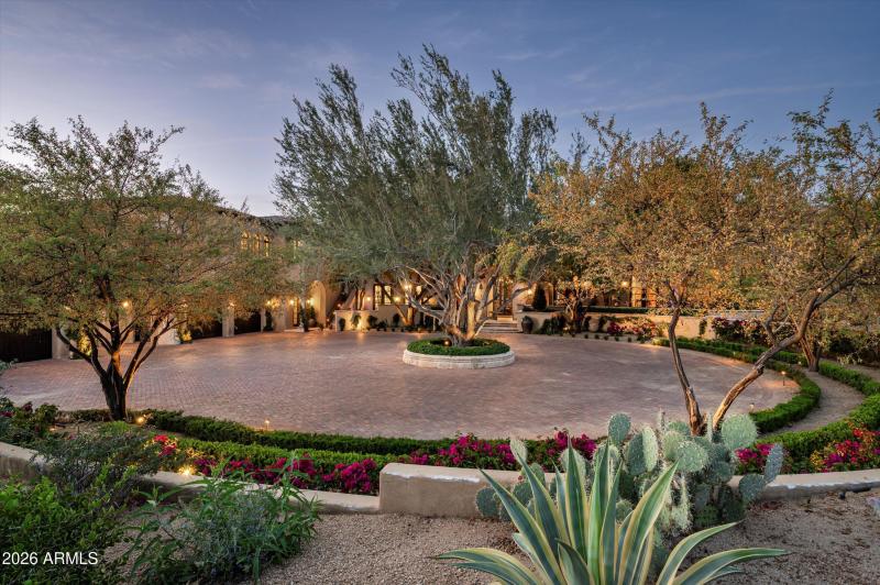 Professionally designed landscaping