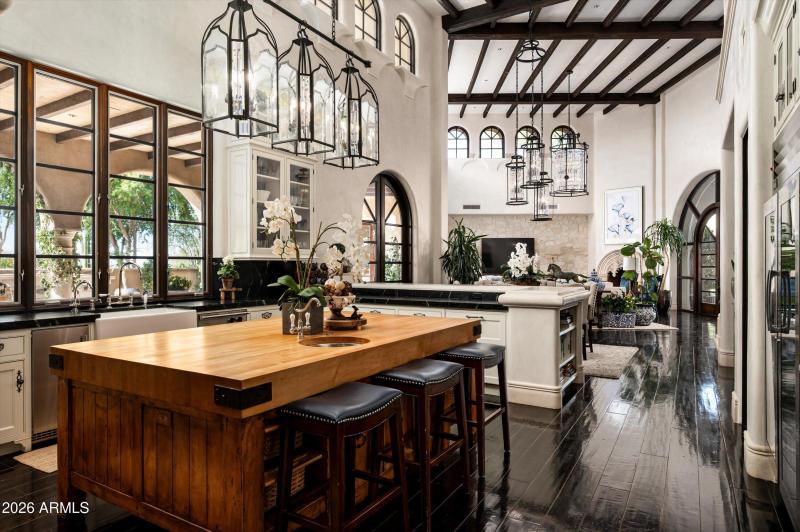 Light and bright open kitchen space