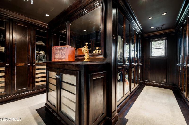 Her primary closet