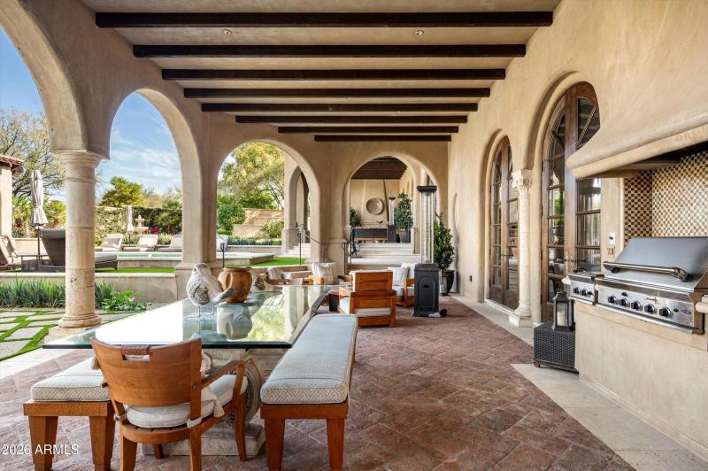 Ample dining spaces