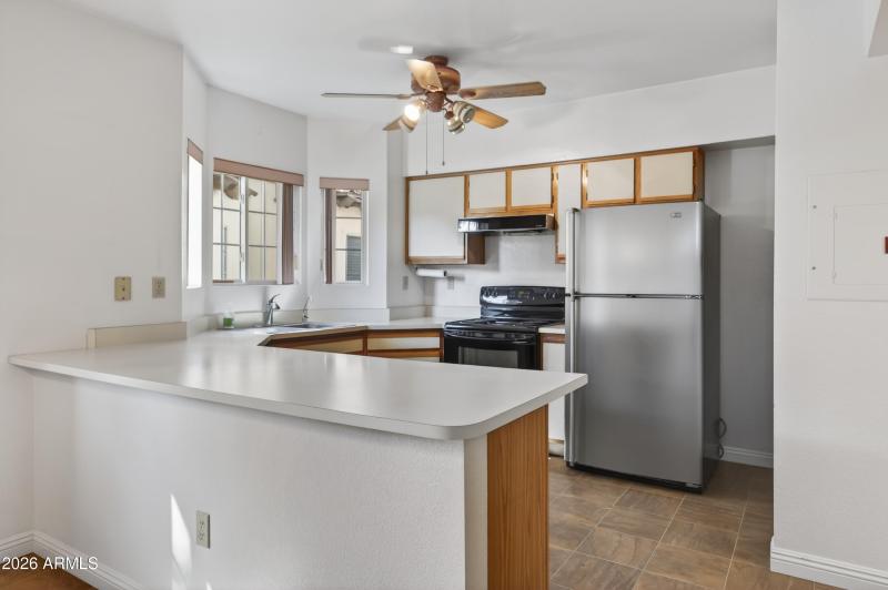 open floor plan kitchen