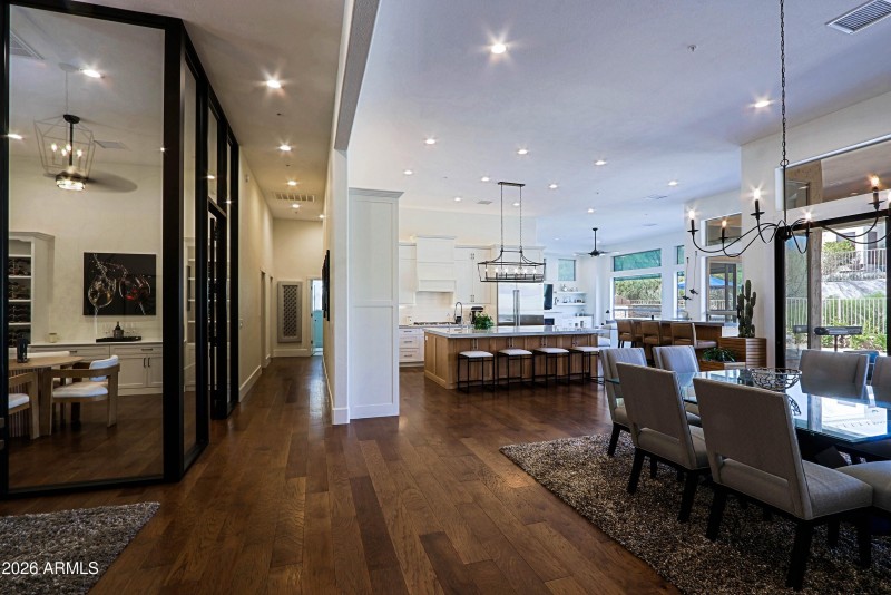 Wine Room, Kitchen and Dining