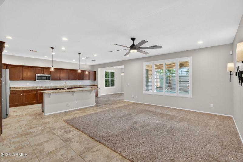 Plantation Shutters Throughout!