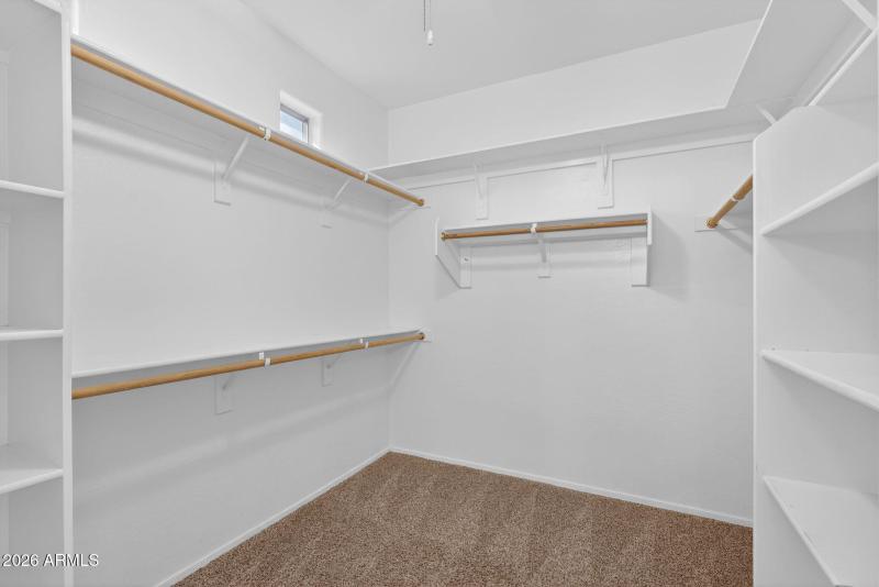 Large Primary Closet!