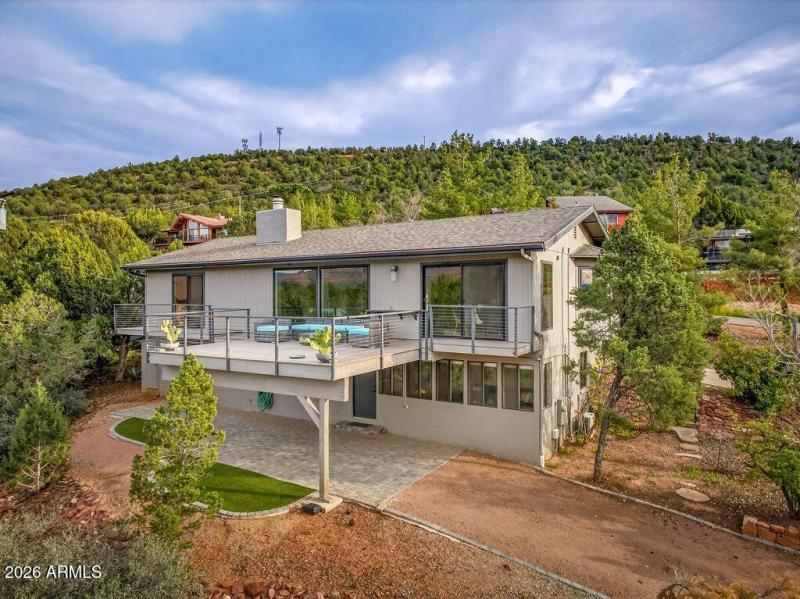 View of house from back