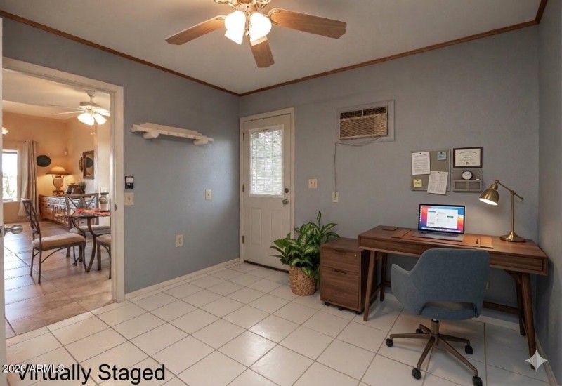 Virtually Staged Office