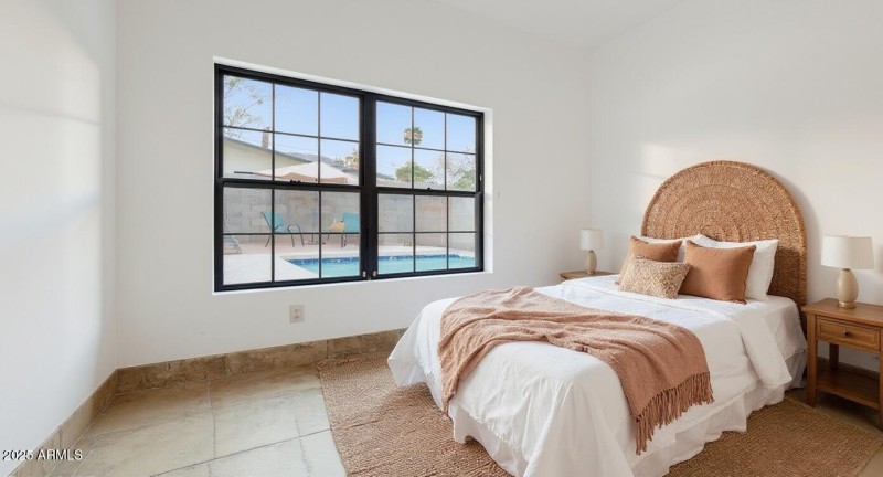 Virtually updated bedroom