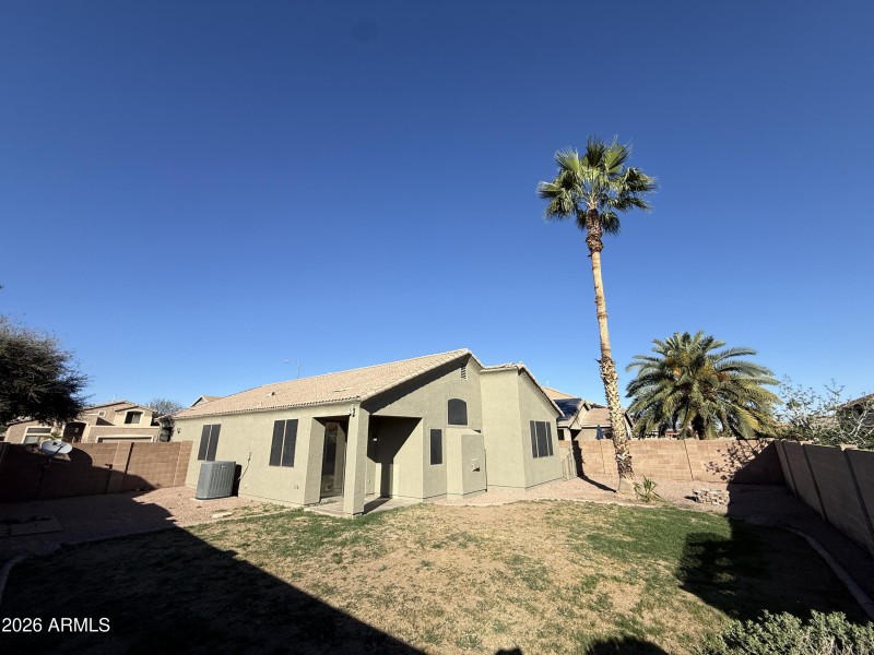 Rear Exterior & Covered Patio